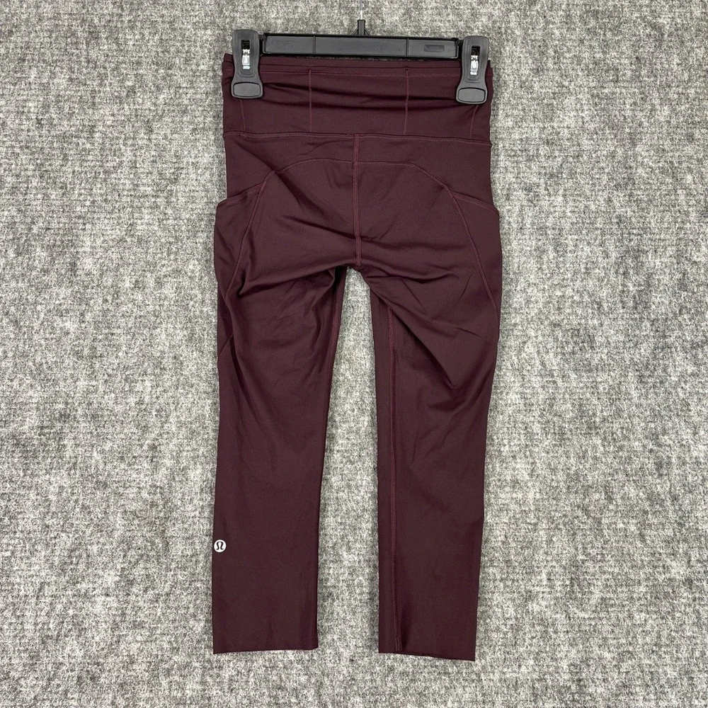 Lululemon Fast And Free Tight‎ Leggings Women 4 Pocket Reflective Running